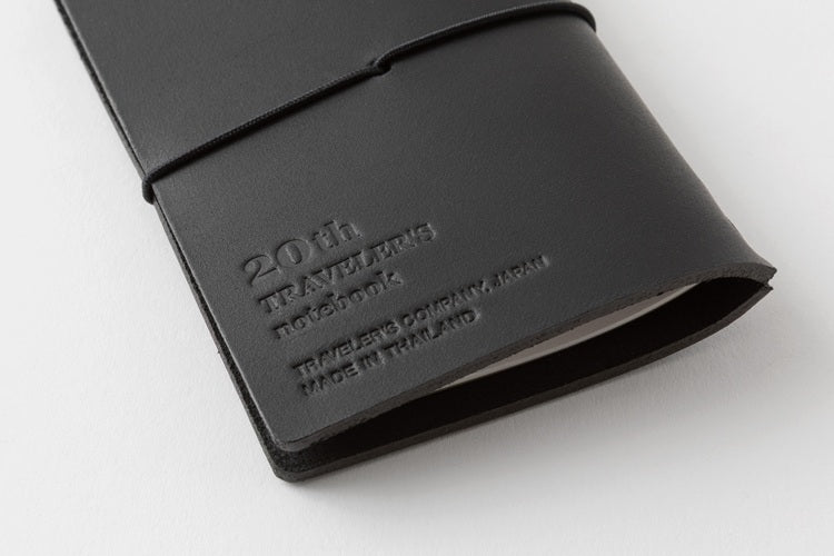 Traveler's Notebook Edycja Limitowana Card size | 20th Anniversary | Czarny - Image 9