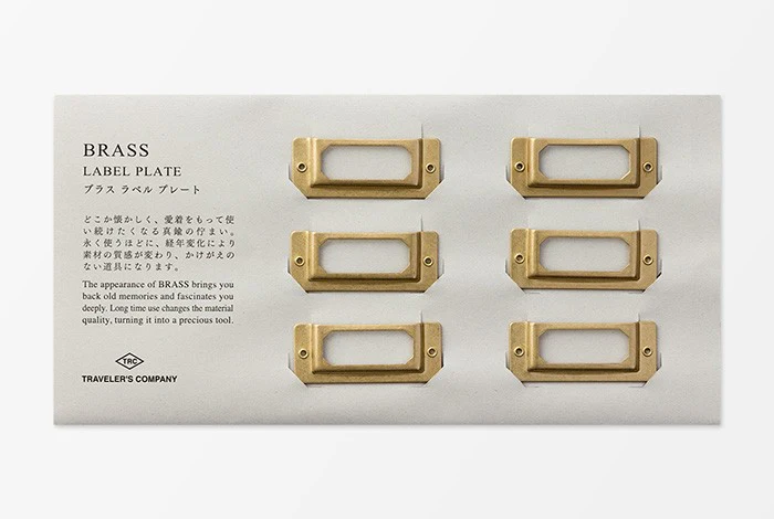 TRC BRASS Label Plate etykiety - Image 5