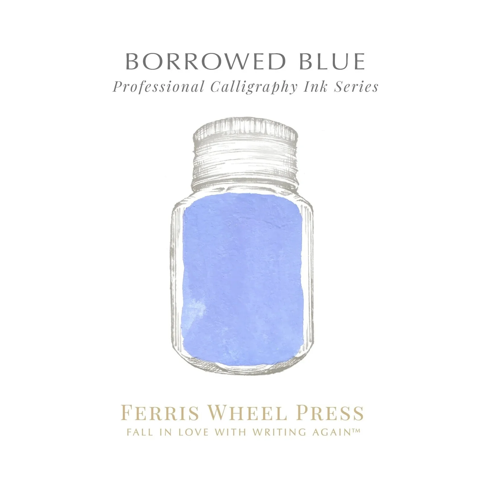 Tusz  do kaligrafii Ferris Wheel Press | Fanciful Events: Borrowed Blue 28ml - Image 2