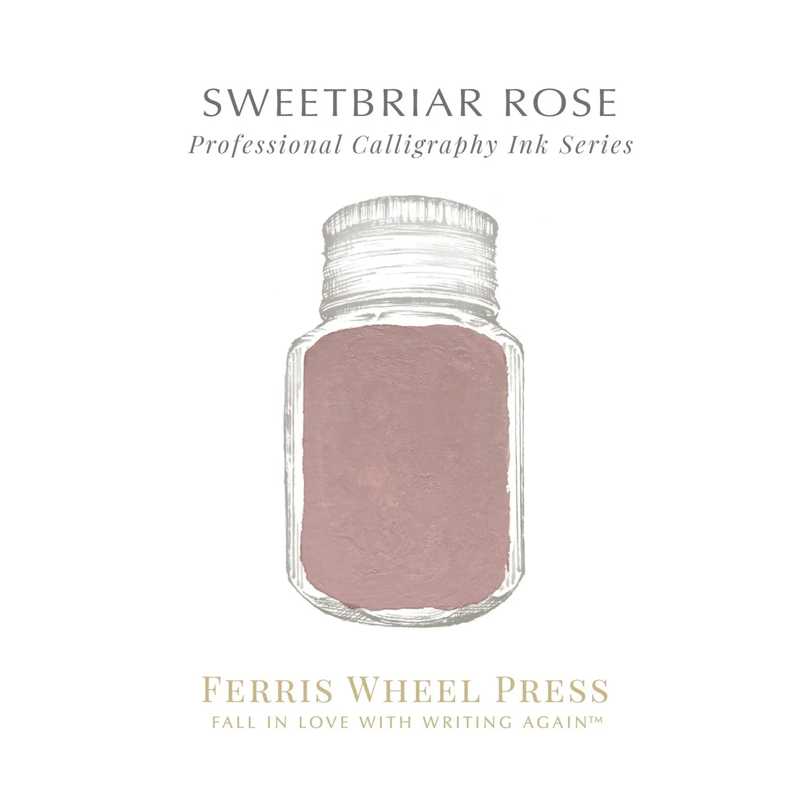 Tusz do kaligrafii Ferris Wheel Press | Fanciful Events: Sweetbriar Rose 28ml - Image 2