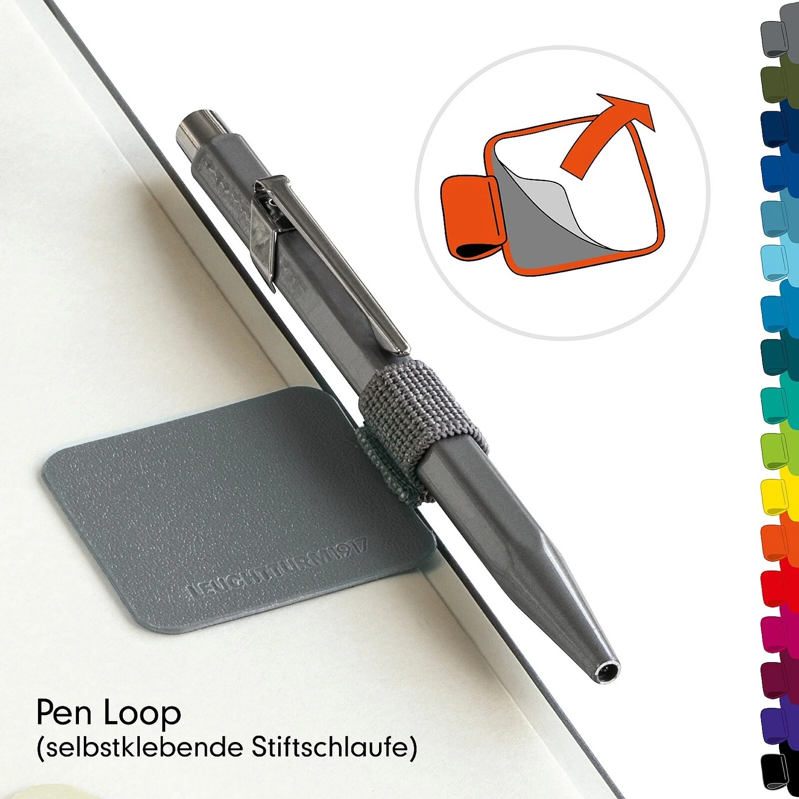 Uchwyt na długopis Leuchtturm1917 Pen Loop | Miętowy - Image 3