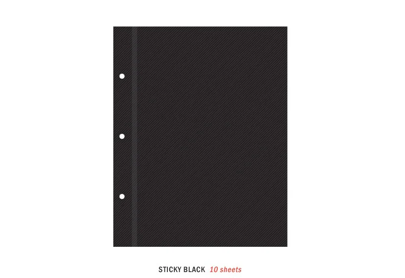 Wkład do segregatora ICONIC Memory Binder: Czarne kartki - Image 2