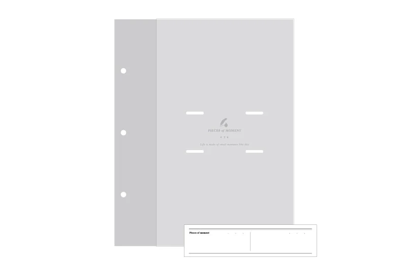 Wkład do segregatora ICONIC Memory Binder: Kieszonki na zdjęcia 4x6 - Image 3