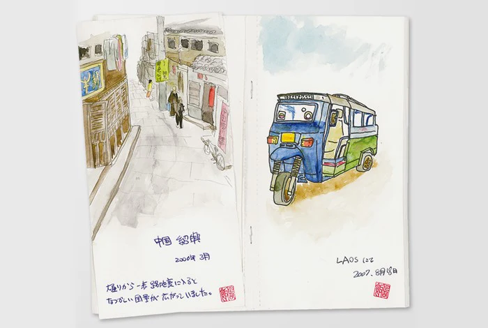 Wkład do Traveler's Notebook 012 | Szkicownik - Image 3