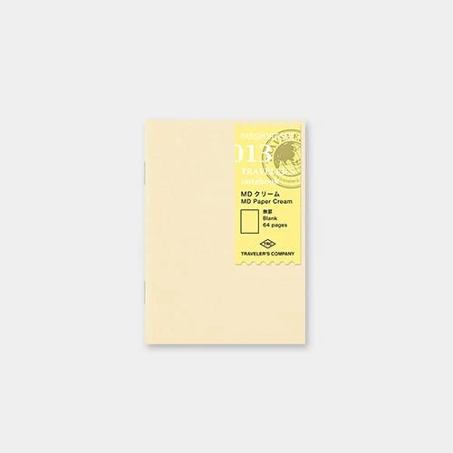 Wkład do Traveler's Notebook Passport Size 013 | Notes MD Paper kremowy - Image 2