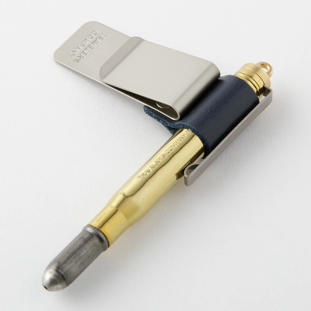 Wkład do Traveler's Notebook 016 | Uchwyt na długopis | Niebieski - Image 4