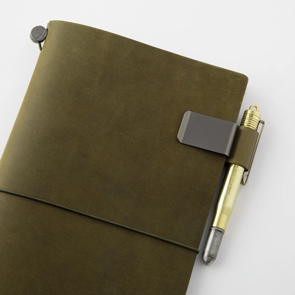 Wkład do Traveler's Notebook 016 | Uchwyt na długopis | Oliwkowy - Image 5