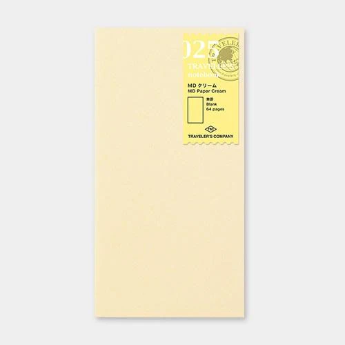 Wkład do Traveler's Notebook 025 | Notes MD Paper kremowy - Image 2
