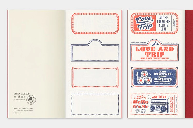 Wkład do Traveler's Notebook Edycja Limitowana | Love and Trip 2025 - Image 9