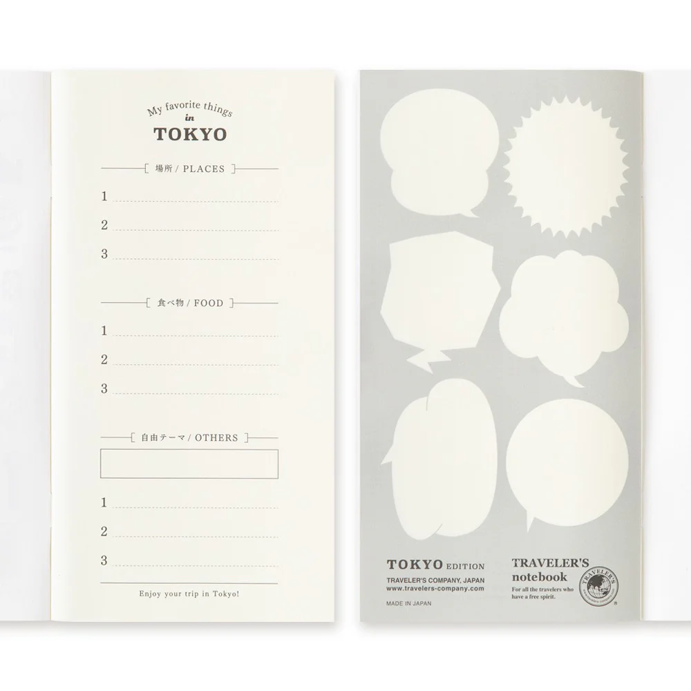 Wkład do Traveler's Notebook Edycja Limitowana | Tokyo 2024 - Image 4