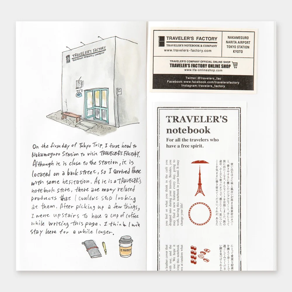Wkład do Traveler's Notebook Edycja Limitowana | Tokyo 2024 - Image 7