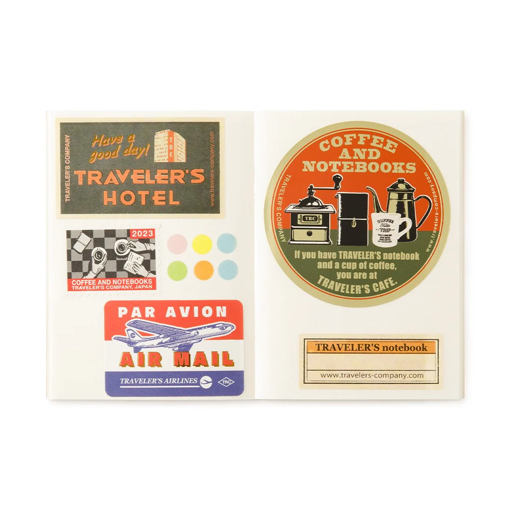 Wkład do Traveler's Notebook Passport Size 017 | Papier do naklejek - Image 6