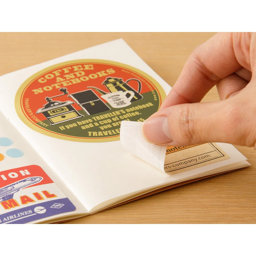 Wkład do Traveler's Notebook Passport Size 017 | Papier do naklejek - Image 7