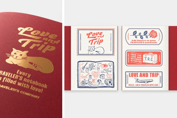 Wkład do Traveler's Notebook Passport Size Edycja Limitowana | Love and Trip 2025 - Image 5
