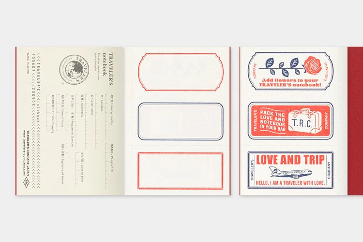 Wkład do Traveler's Notebook Passport Size Edycja Limitowana | Love and Trip 2025 - Image 9