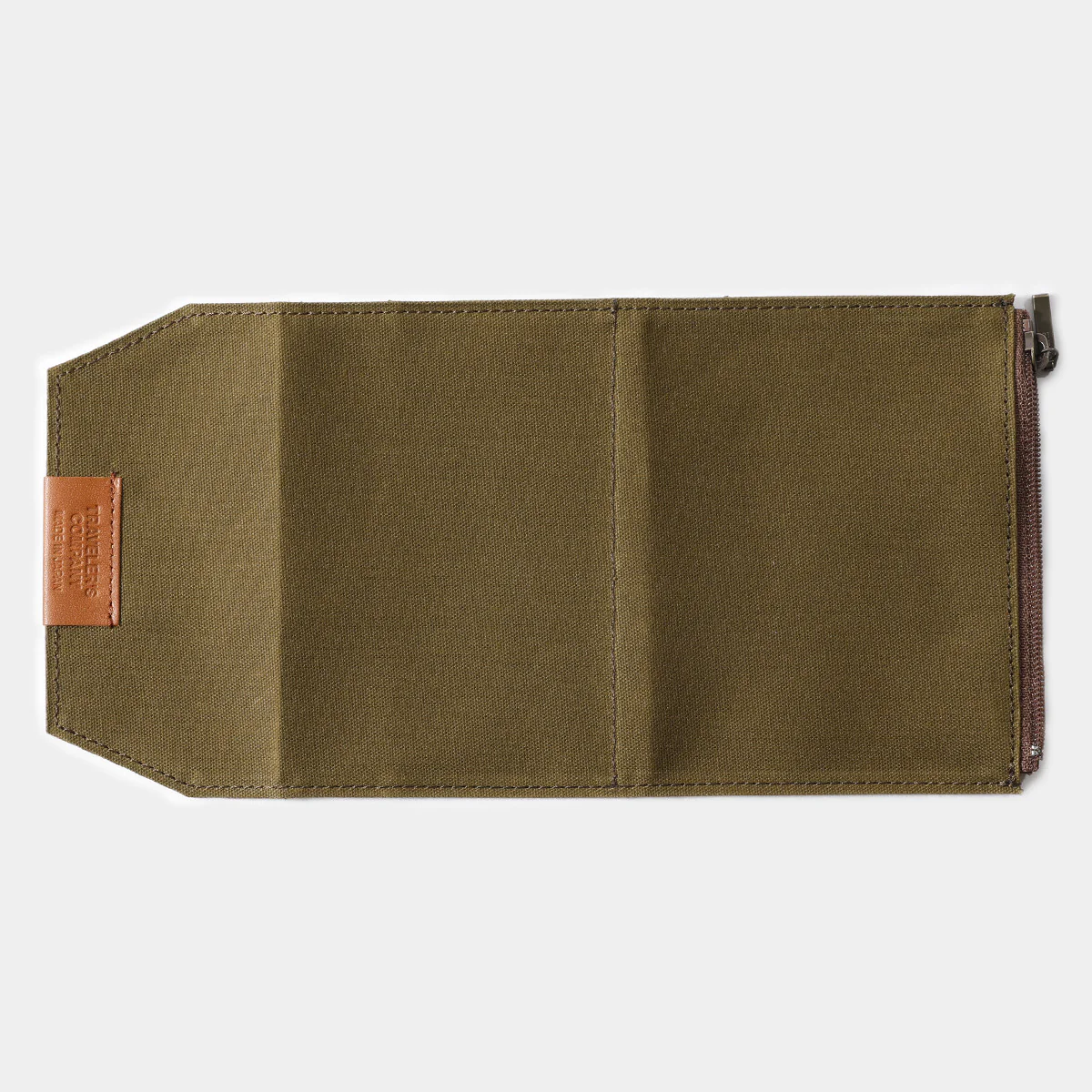 Wkład do Traveler's Notebook Passport Size Kieszonka na Zamek | Oliwkowa - Image 5