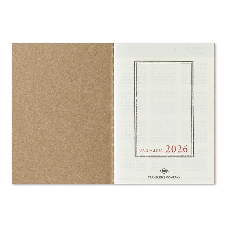 Wkład do Traveler's Noteboook Passport Size 2026 | Tygodniowy - Image 3