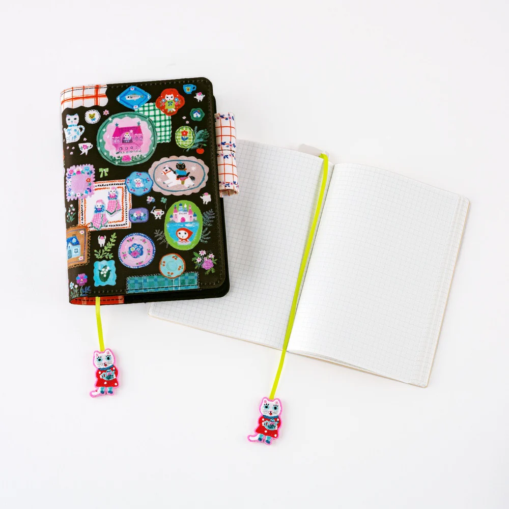 Zakładka haftowana Hobonichi | Yumi Kitagishi: White Cat - Image 3