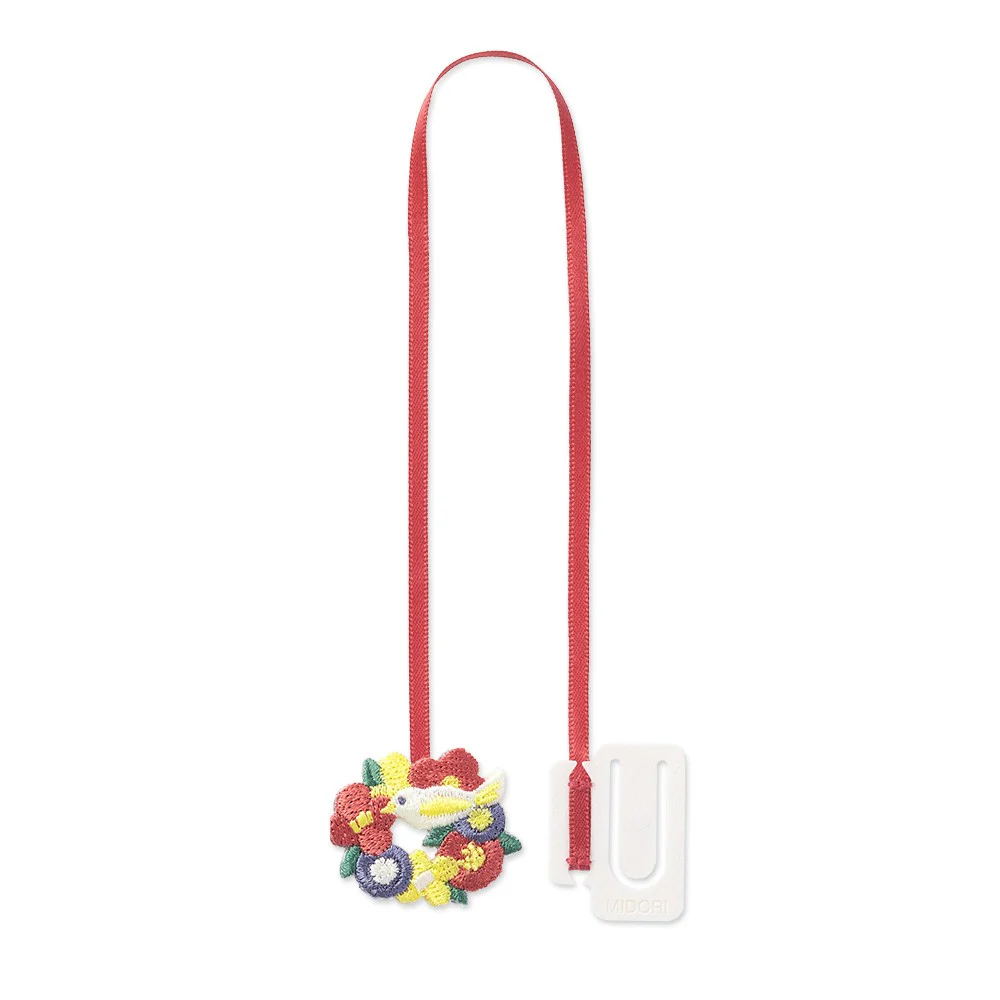 Zakładka haftowana Midori Bookmarker Clip | Ptaszek - Image 2
