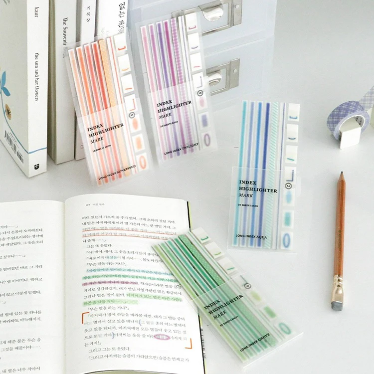 Zakładki indeksujące ICONIC Long Index Highlighter | Mark - Image 17