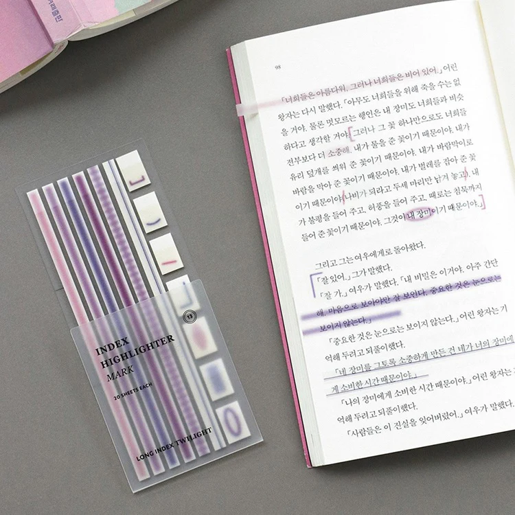 Zakładki indeksujące ICONIC Long Index Highlighter | Mark - Image 9