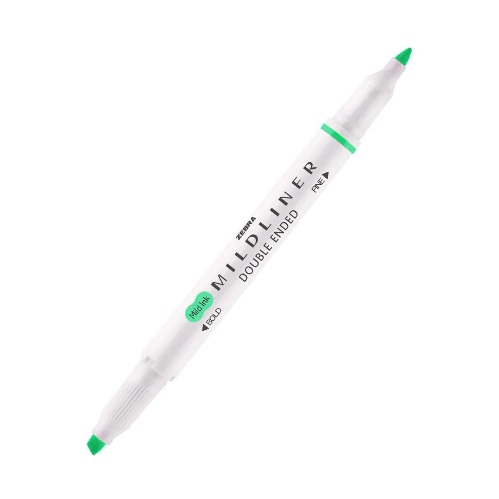 Zakreślacz dwustronny MILDLINER z podwójną końcówką Zebra | Fluorescencyjny - Image 2