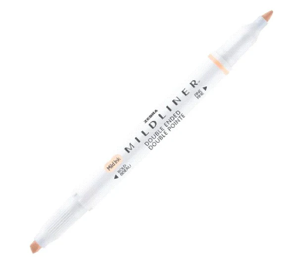 Zakreślacz dwustronny MILDLINER z podwójną końcówką Zebra | Neutralny - Image 5