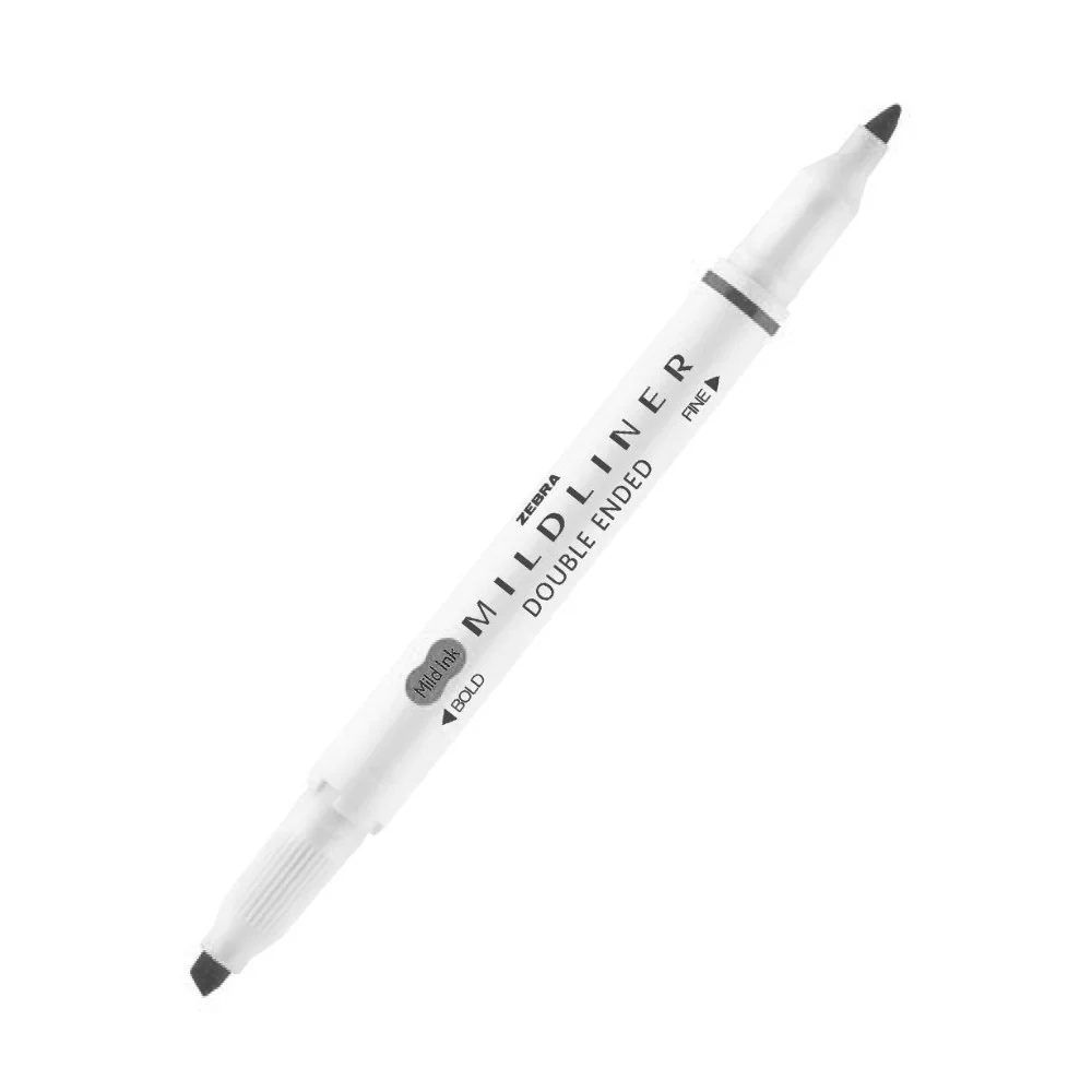 Zakreślacz dwustronny MILDLINER z podwójną końcówką Zebra | Pastelowy - Image 2