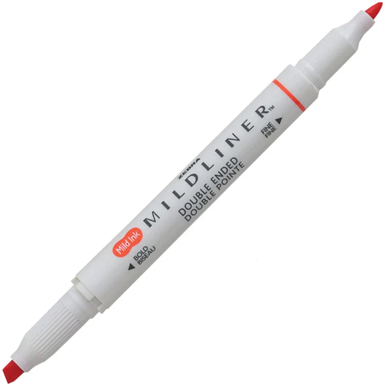 Zakreślacz dwustronny MILDLINER z podwójną końcówką Zebra | Warm - Image 3