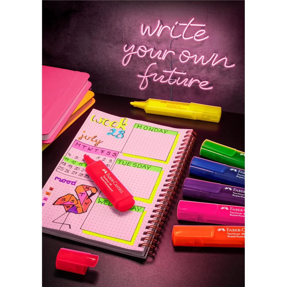 Zakreślacze Faber-Castell Neon 8 sztuk - Image 2