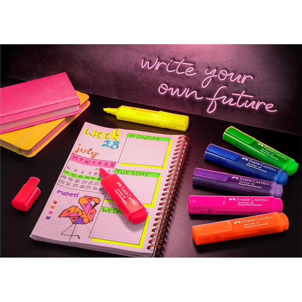 Zakreślacze Faber-Castell Neon 8 sztuk - Image 3