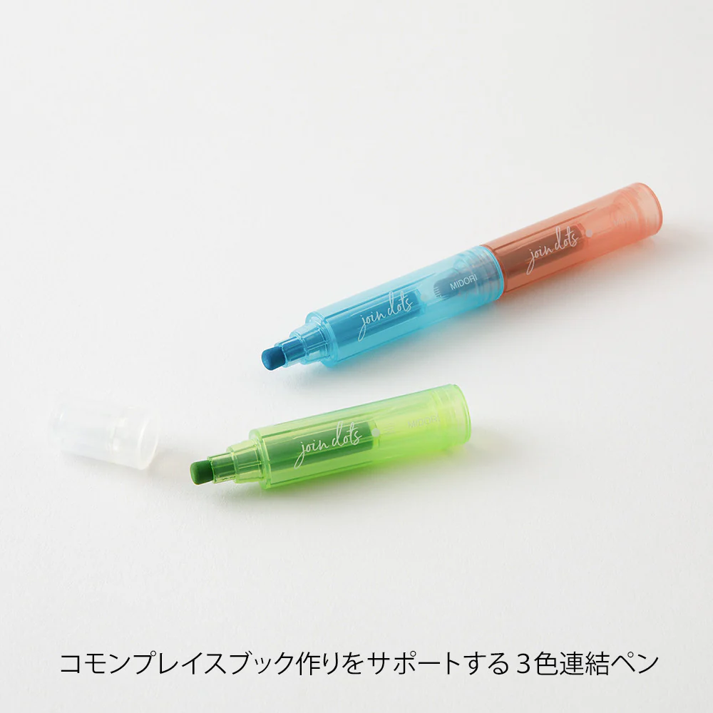 Zakreślacze Midori Connecting Pen Join Dots | Bright - Image 3