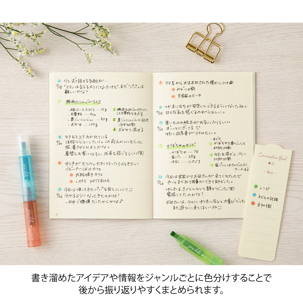 Zakreślacze Midori Connecting Pen Join Dots | Bright - Image 5