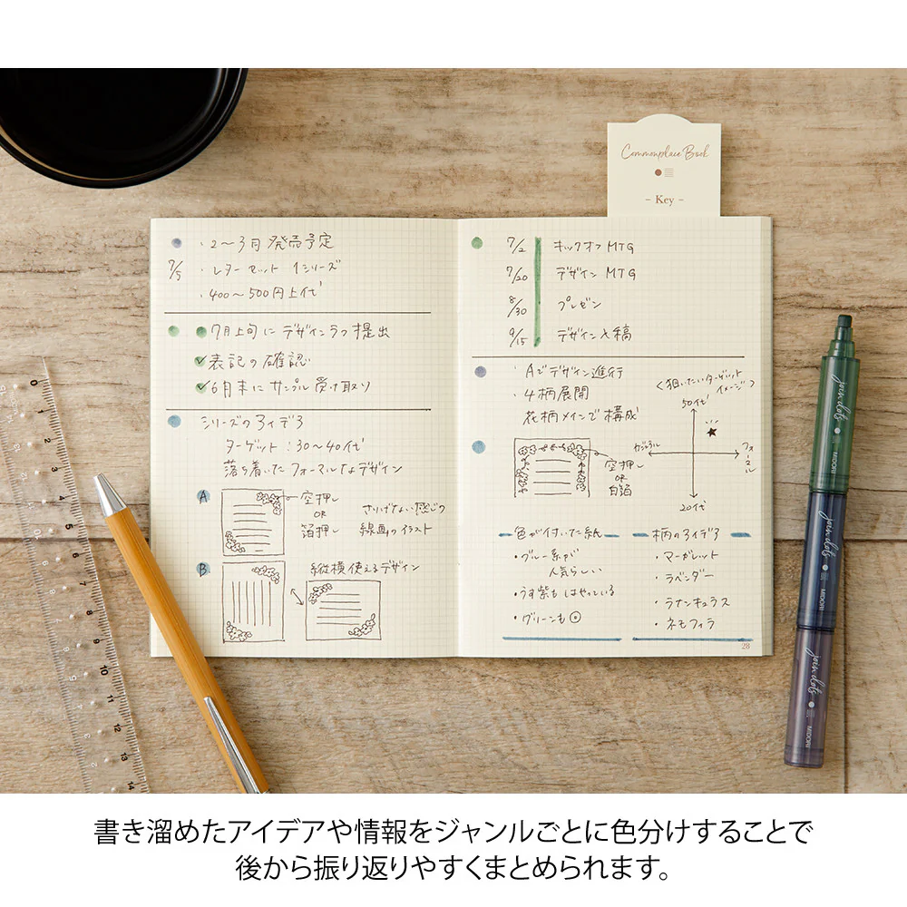 Zakreślacze Midori Connecting Pen Join Dots | Dark - Image 6