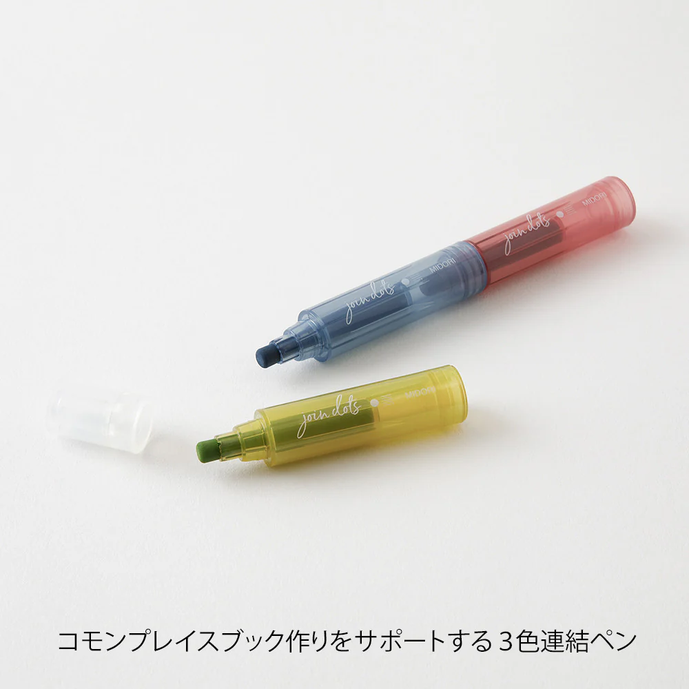 Zakreślacze Midori Connecting Pen Join Dots | Dusty - Image 3