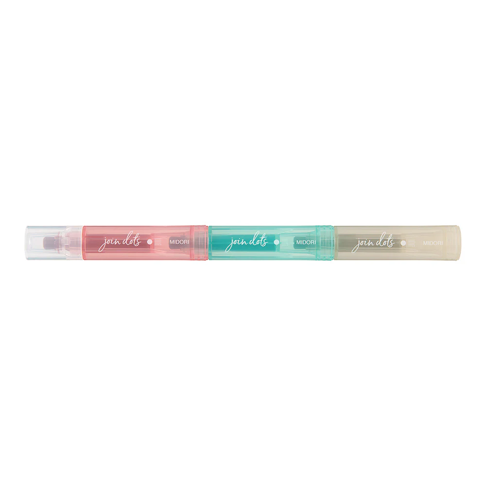 Zakreślacze Midori Connecting Pen Join Dots | Milky - Image 2