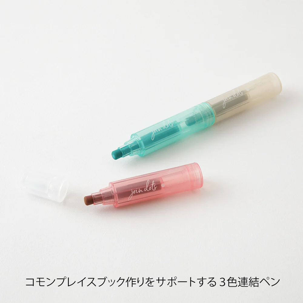 Zakreślacze Midori Connecting Pen Join Dots | Milky - Image 3