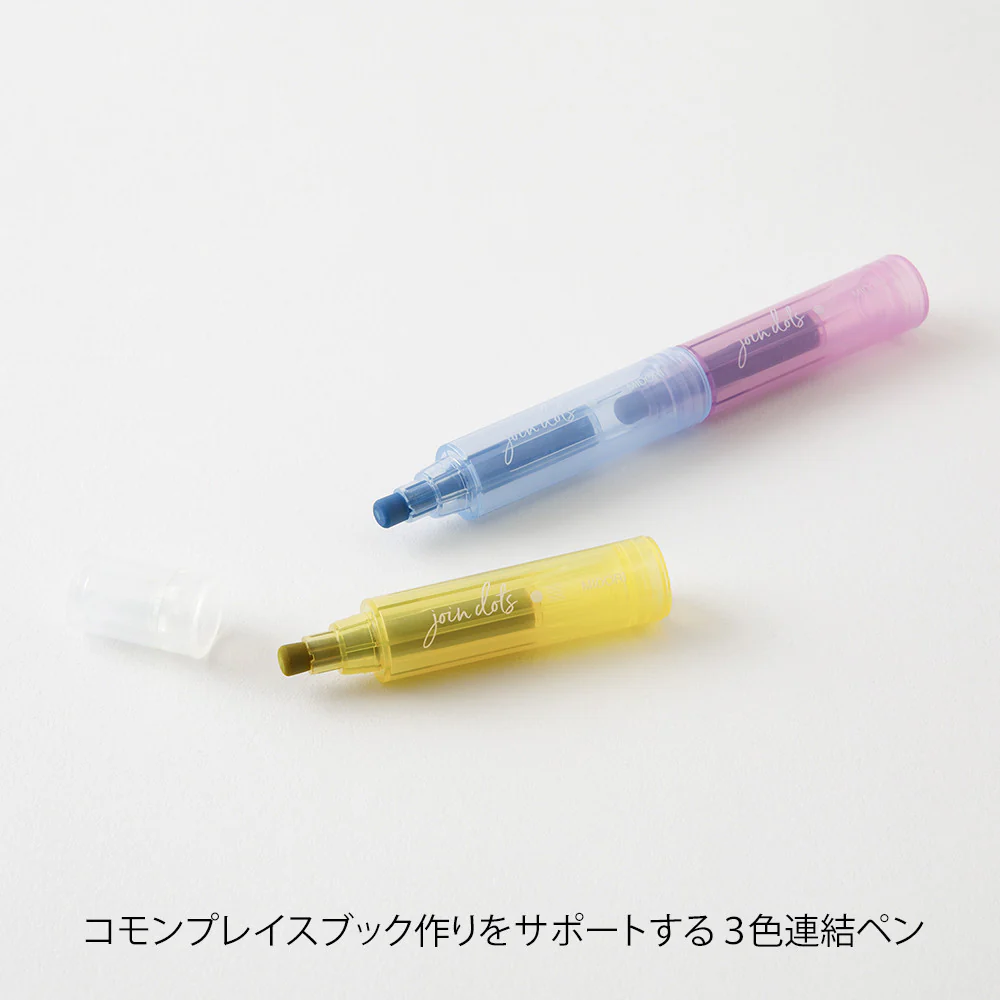 Zakreślacze Midori Connecting Pen Join Dots | Pastel - Image 4