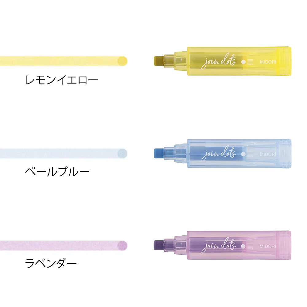 Zakreślacze Midori Connecting Pen Join Dots | Pastel - Image 5