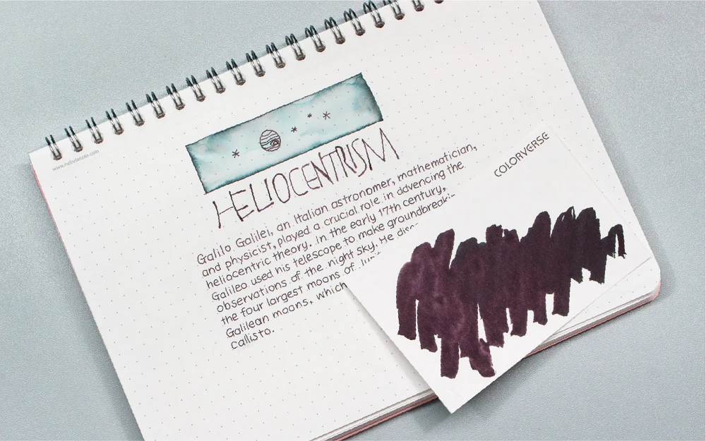 Zestaw atramentów Colorverse Ink | SIDEREUS NUNCIUS & Heliocentrism - Image 5