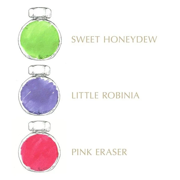 Zestaw atramentów Ferris Wheel Press |  The Spring Robinia Collection - Image 2