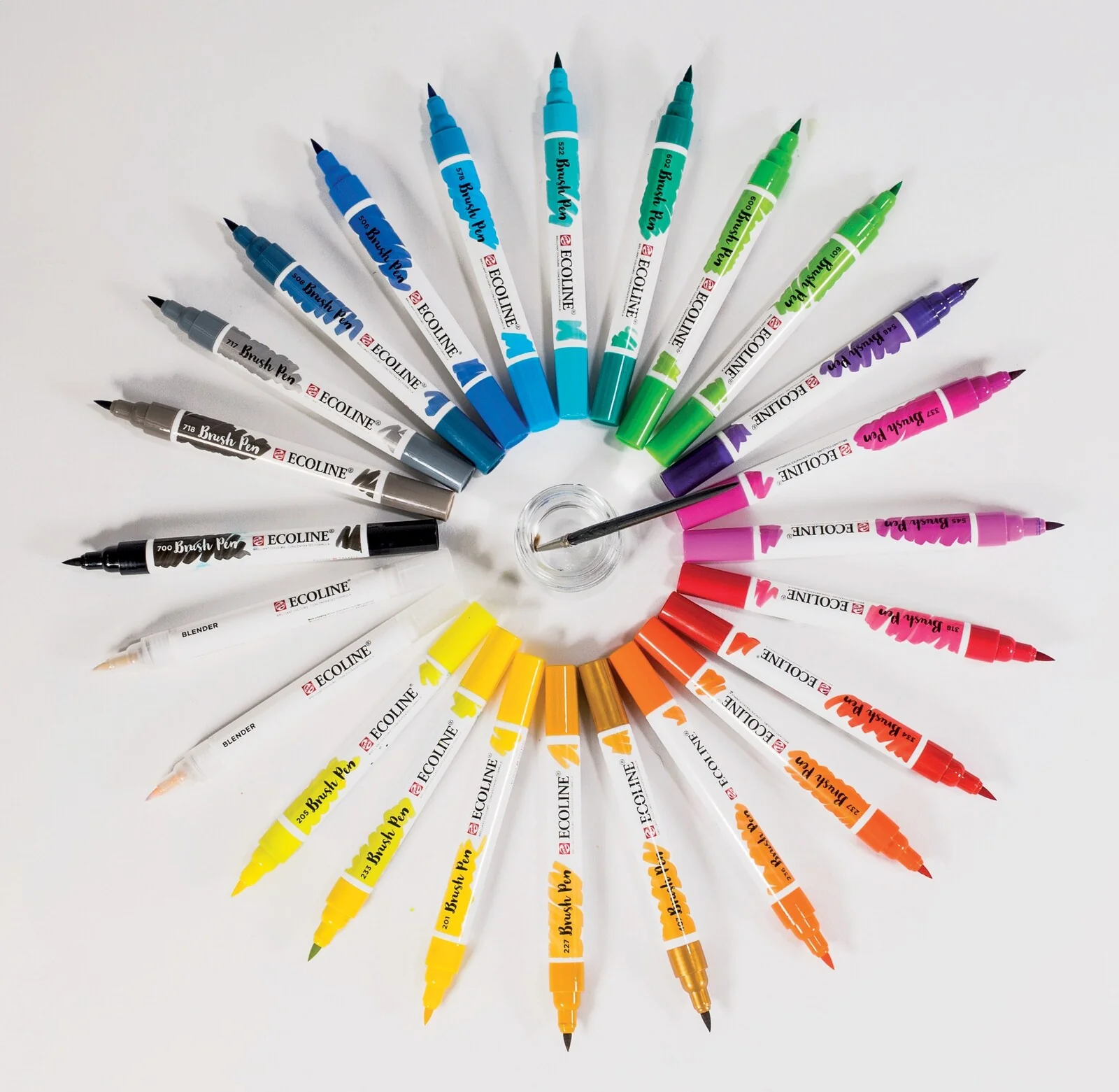 Zestaw brush penów Talens Ecoline 15 sztuk - Image 6