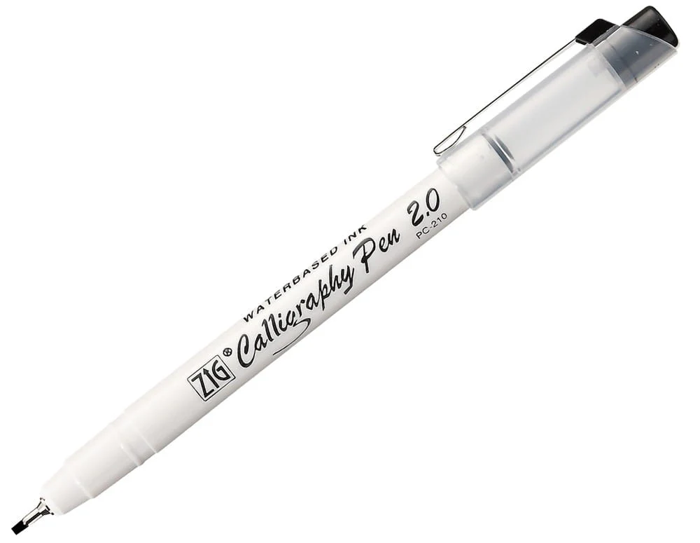 Zestaw do kaligrafii Kuretake Zig Calligraphy Pen Square Tip - Image 3