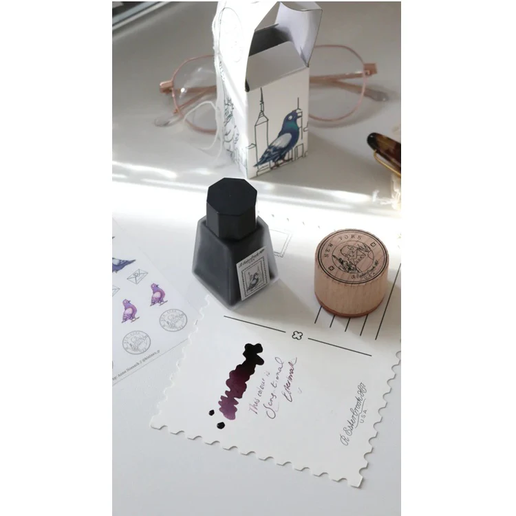 Zestaw Esterbrook Atrament + Stempel | Pigeon Poop - Image 5