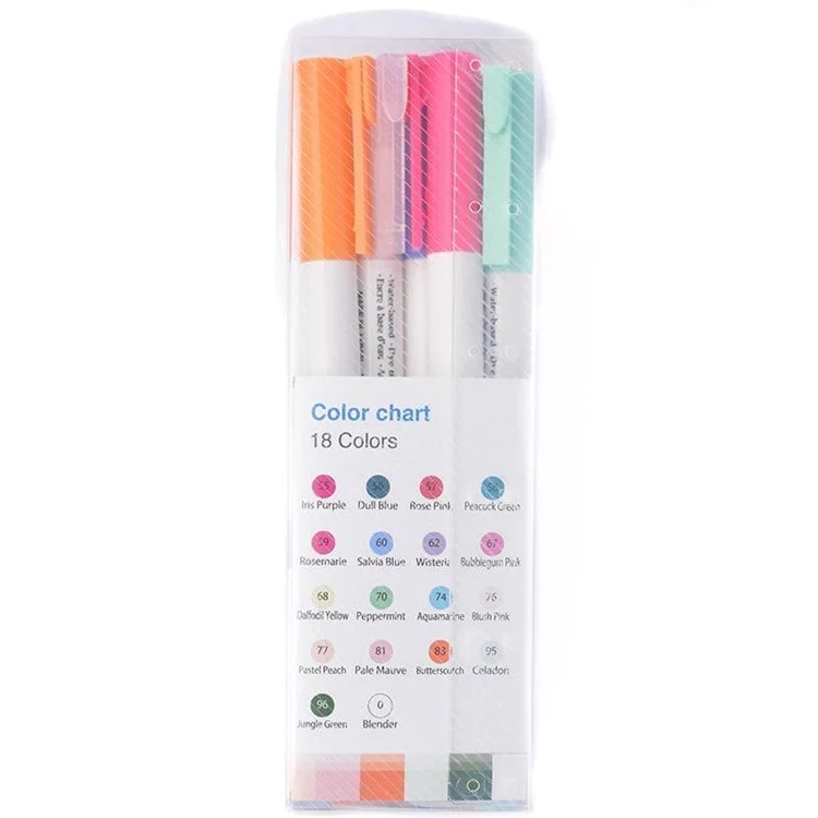 Zestaw japońskich brush penów Marvy Uchida | 18 kolorów - Image 7
