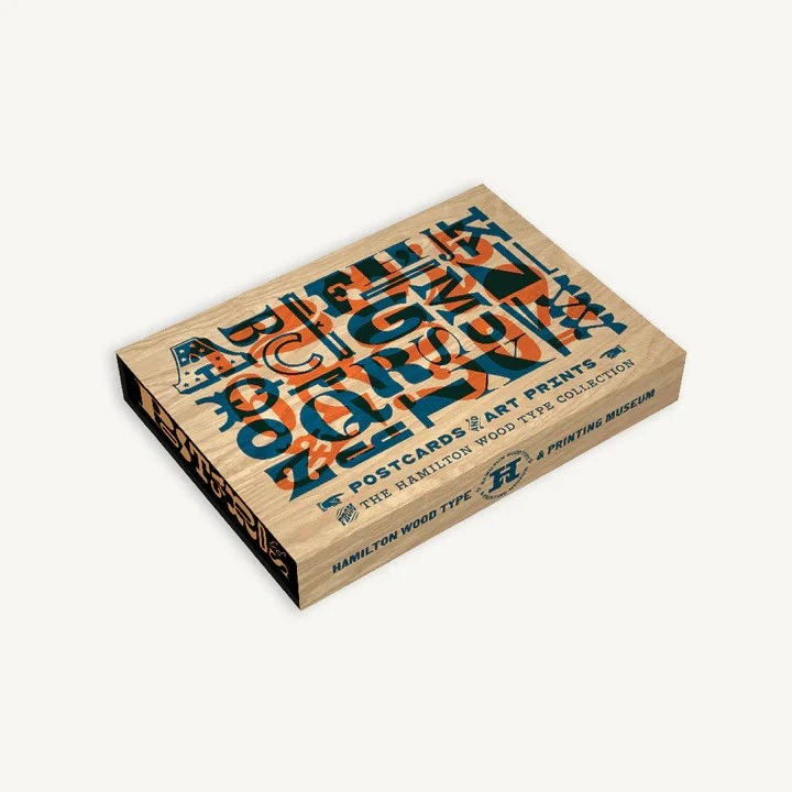 Zestaw kartek pocztowych Historia Druku - The Hamilton Wood Type Collection - Image 3