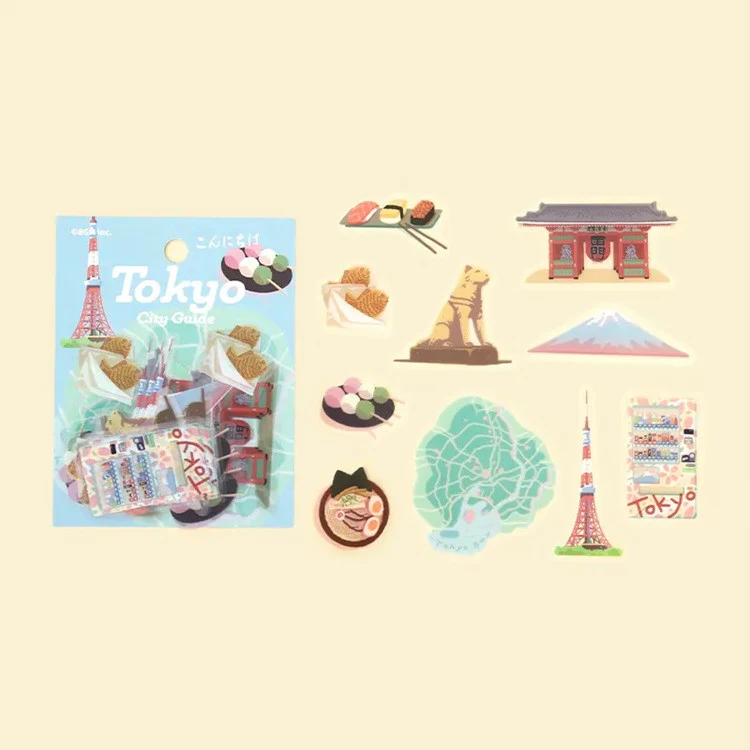 Zestaw naklejek City Guide | Tokio - Image 2