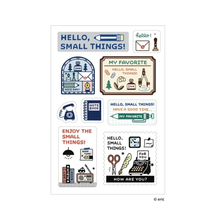 Zestaw naklejek Eric Small Things x SANBY | My desk