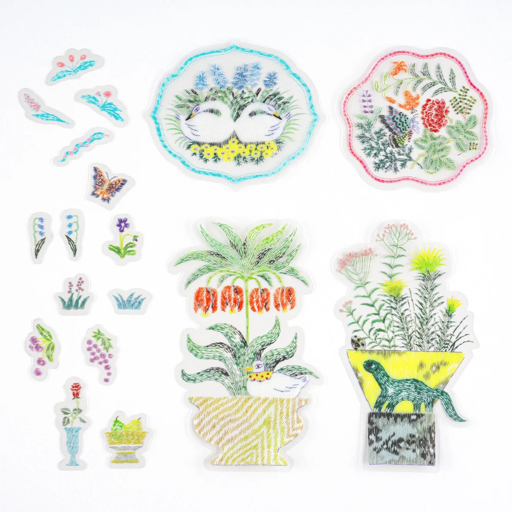 Zestaw naklejek Hobonichi | iyo okumi: My Garden - Image 2
