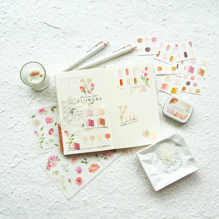 Zestaw naklejek Mini Tin Palette Watercolor | 05 - Image 2